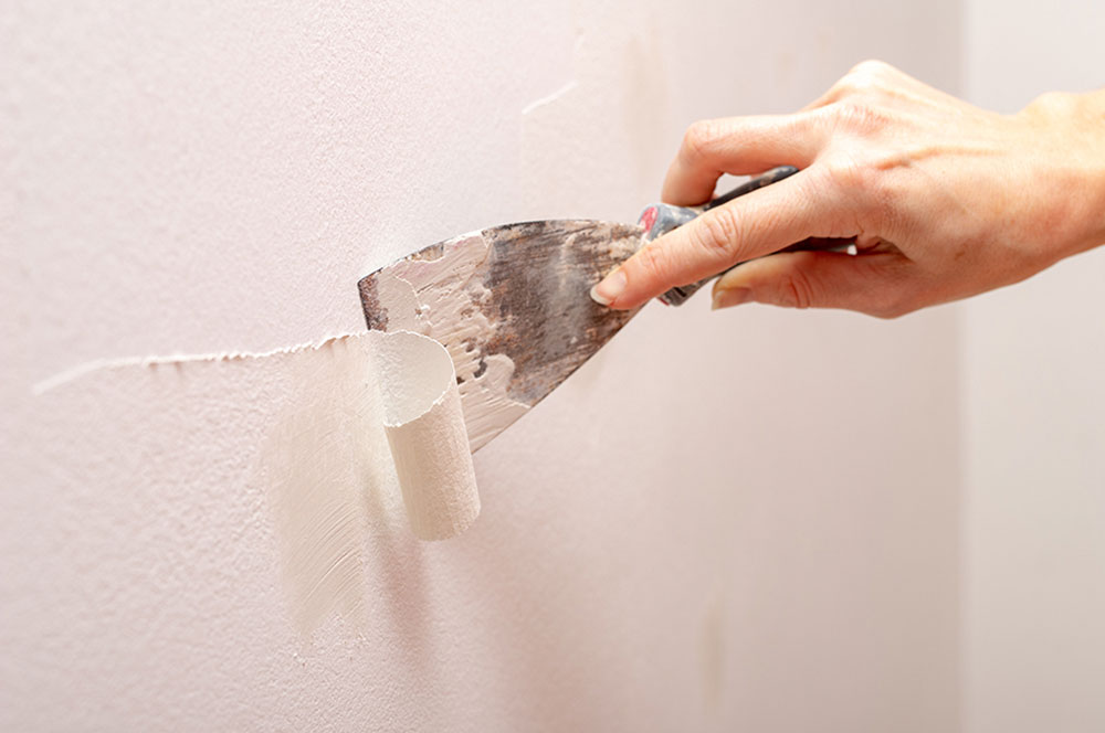 Paint and repair walls