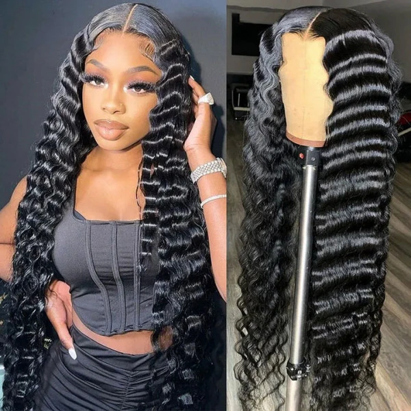 5X5 Deep Real HD Human Hair Lace Front Wig