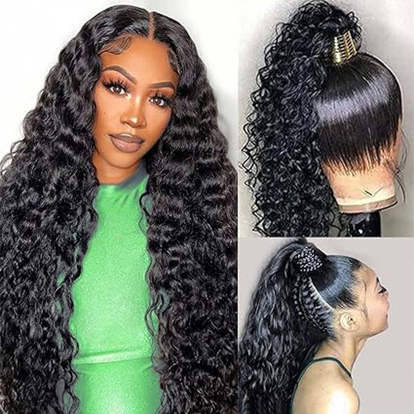 360 Water Wave Lace Front Wigs Human Hair Wig