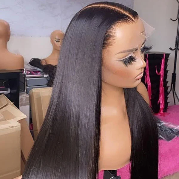 13X4 Full Frontal Skinlike Real HD Lace Wig Human Hair 