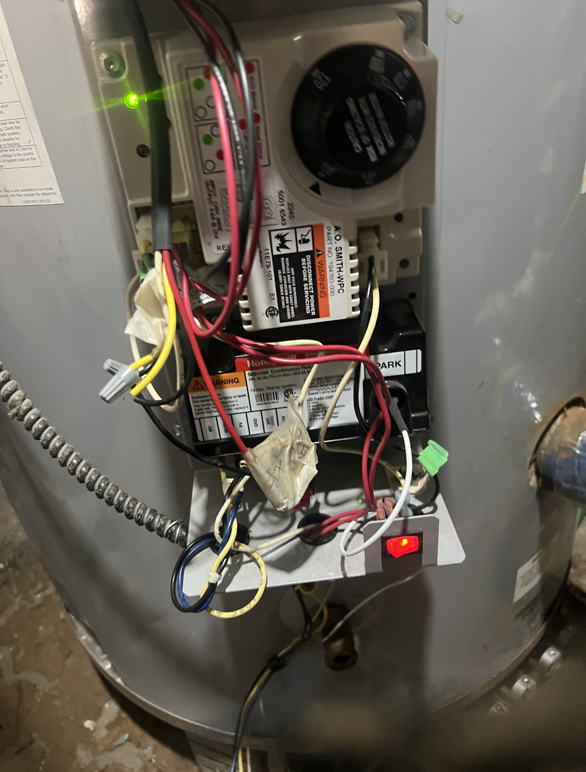 Water heater circuit repair